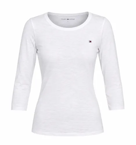 Blusa Tommy Hilfiger Slim Slub - Tam. S | NOVA