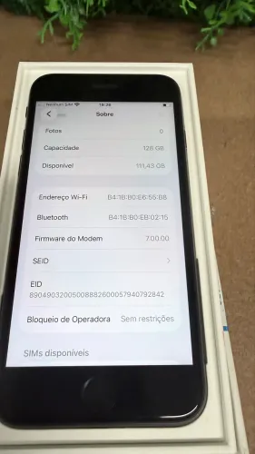 iPhone SE 128GB Nunca Usado Aparelho De Vitrine