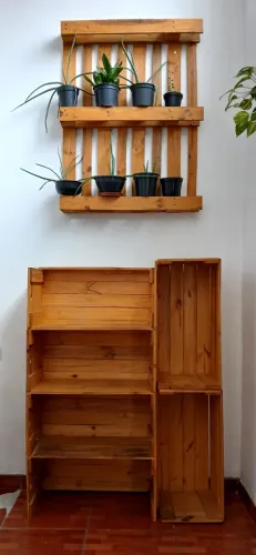 Estante e nicho de palete