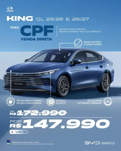 BYD King GL 1.5 16V Aut. (hibrido) 2026
