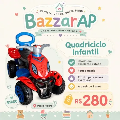 Quadriciclo Homem Aranha Infantil à venda! ?