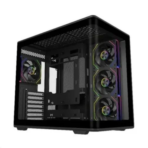 GABINETE GAMER AQUARIO COOLER MASTER ELITE 600 PRETO ARGB