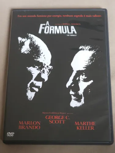 A Fórmula, com George C. Scott e Marlon Brando, DVD Original Zerado (Legendado)