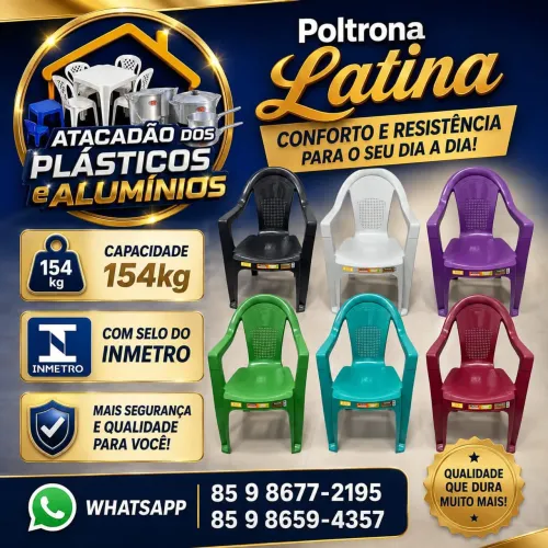 Cadeira de plástico 