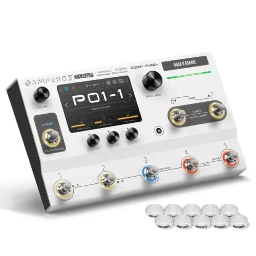 HOTONE Ampero II Stage MP-380 Pedal De Efeito touch AMP Multi-Efeitos Profissional