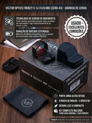 Red Dot Vector Optics Frenzy S 1x17x24 Mic