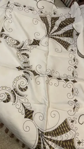 Lindas toalhas de chá bordadas
