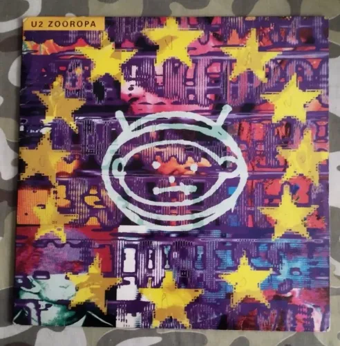 Vinil LP U2 - Zooropa Promo Com Encarte (1993) Pop Rock / Experimental