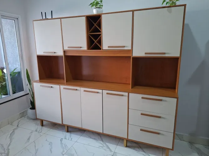 Armário de Cozinha 8 portas 3 Gavetas