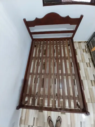 Cama Casal Madeira + Colchão