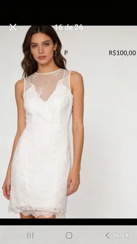 Lindo Vestido Branco