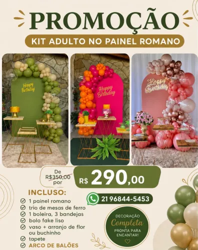 Decorações para sua festa