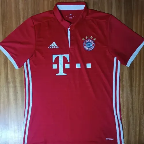 camisa original 2016 bayern munich vermelha adidas tamanho m