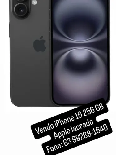 Vendo Celular iPhone 16 256 GB Novo Lacrado 