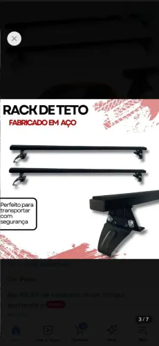 Vendo rack de teto universal