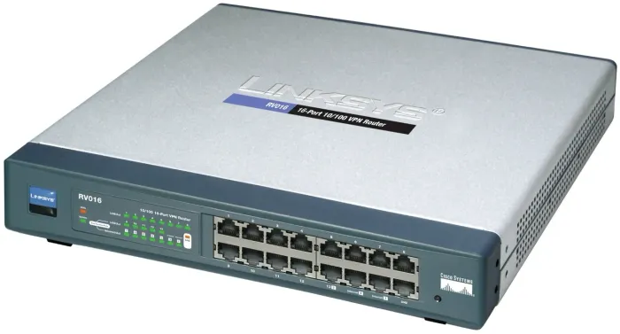 Roteador Linksys RV016 Cisco ? 16 Portas 10/100 ? VPN / Multi-WAN