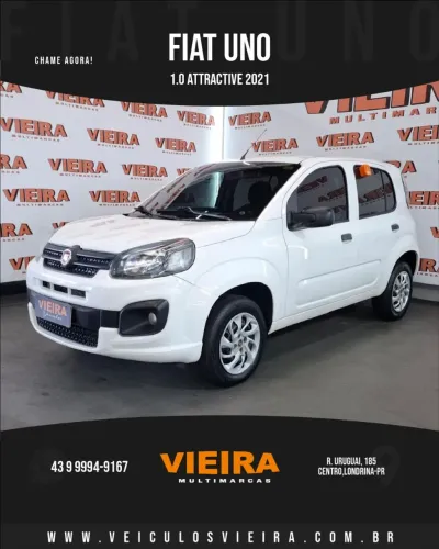 Fiat Uno Attractive 1.0 EVO Fire Flex 8V 5P 2021