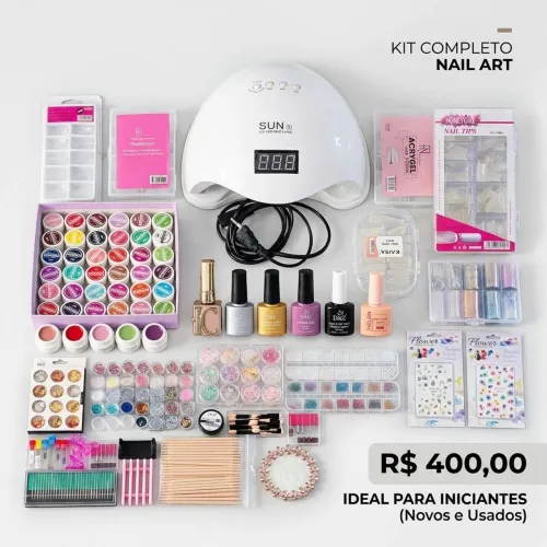 Kit Nail Designer (Novos e Usados) - Ideal para iniciantes