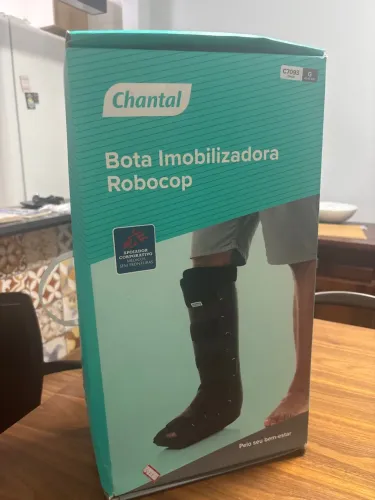 Bota imobilizadora robocop