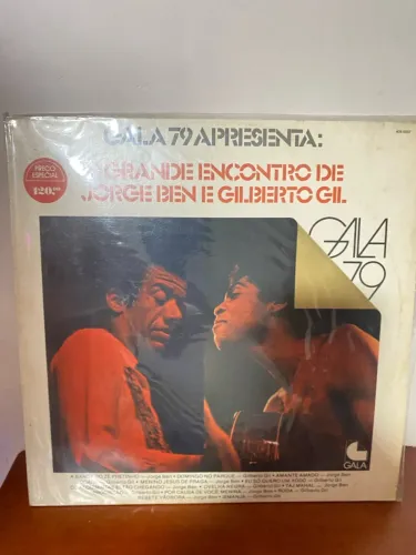 Vinil O grande encontro Jorge Ben e Gilberto Gil