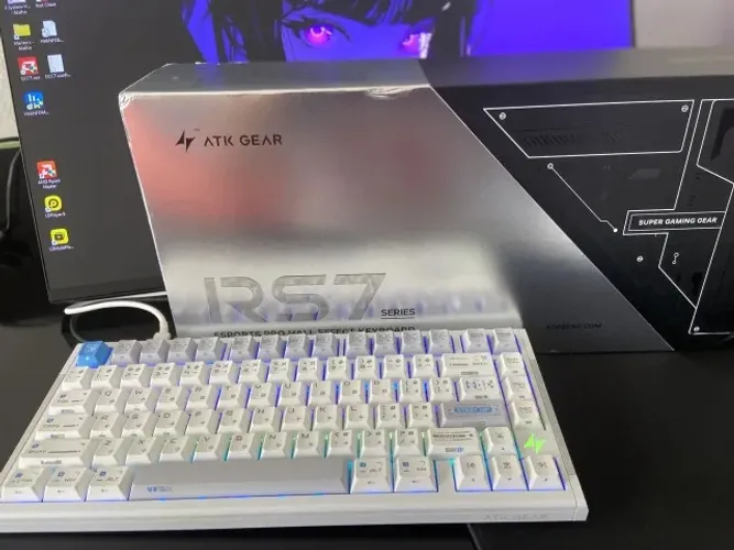 Teclado Gamer ATK RS7 V2 Ultra Magnético Hall Effect 75% - NF e Garantia