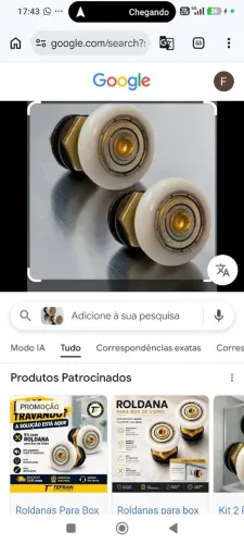 Troca de roldanas para box de banheiro 