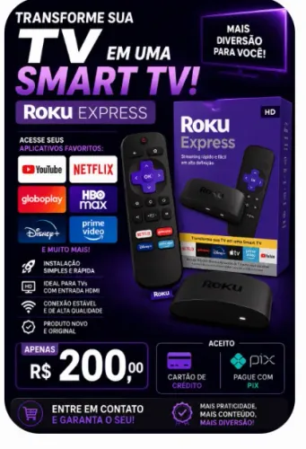 Venda - aparelho roku