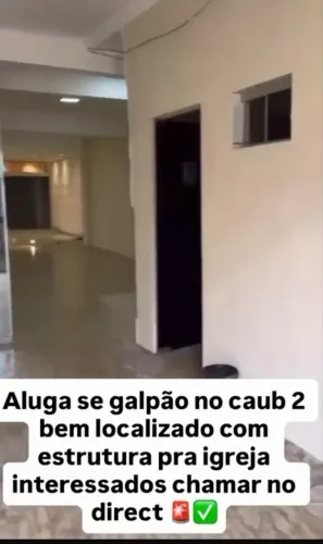 Alugo galpão no caub 2