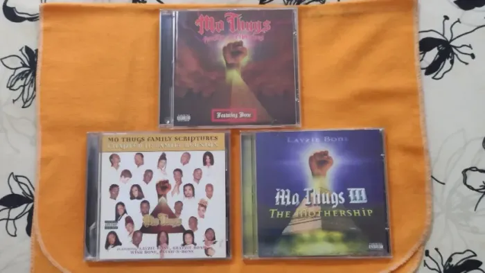 Coleção Mo Thugs I II III Family Scriptures Mothership 03 CDs Anos 90/2000 Rap Originais