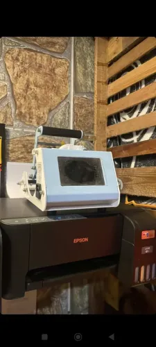 Máquina de caneca mais impressora sublimatica