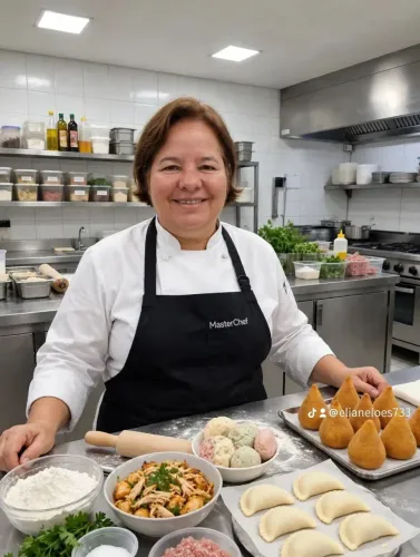 Salgadeira e diarista de salgados