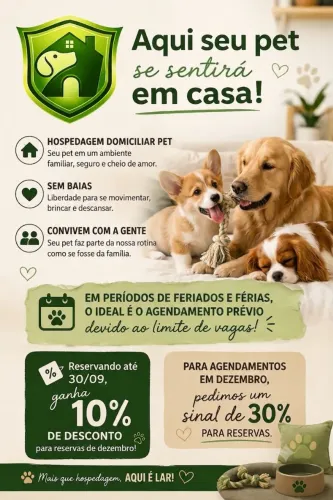 Hospedagem Domiciliar pet