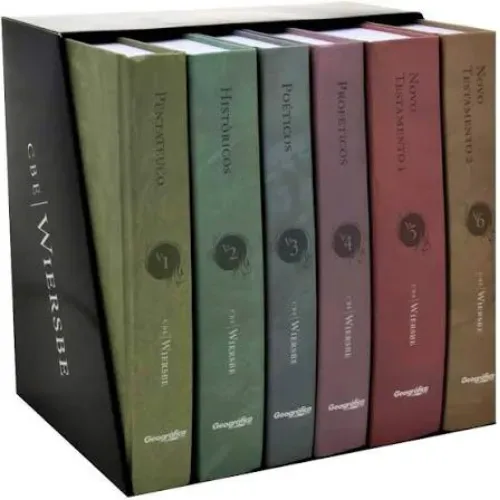 Comentário Bíblico Expositivo Wiersbe ? Box 6 volumes, capa dura (Usado)