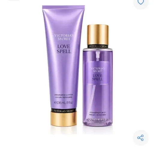 Victoria's Secret Kit Body Splash + Hidratante Corporal Love Spell