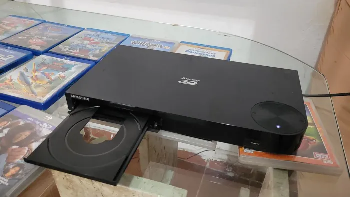 Aparelho blu-ray 3d Samsung + animações blu-ray 
