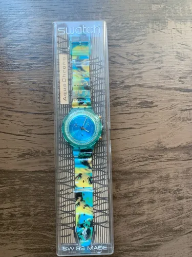 Swatch AquaChrono da linha comemorativa dos Jogos Olímpicos de Atlanta 1996