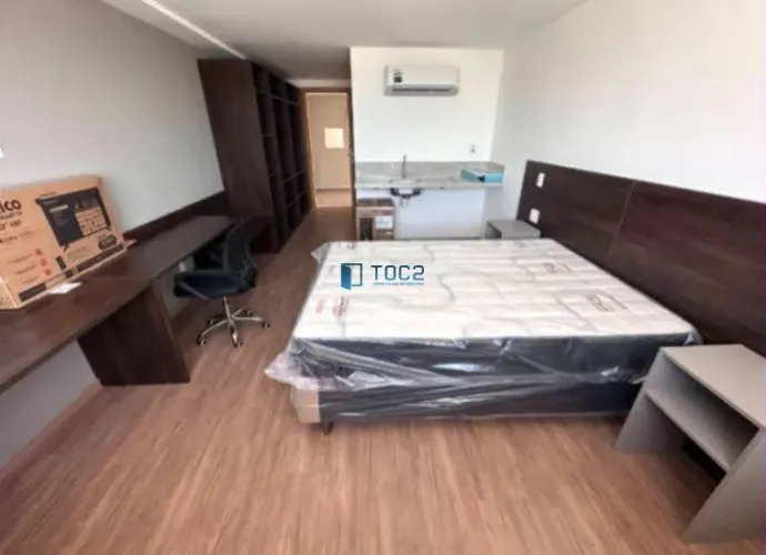 Excelente studio para aluguel, moderno, mobiliado ao lado da UFJF, próximo ao Shopping Ind