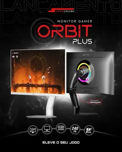 Monitor SuperFrame 27 pol 240hz ips 2k