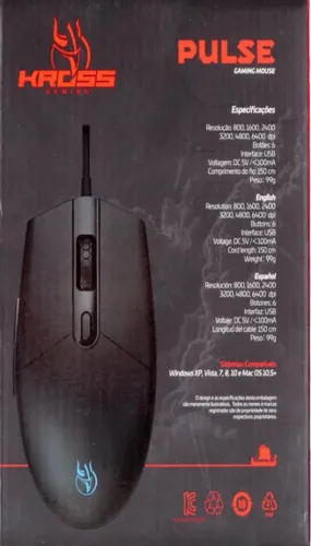 Teclado mecânico Red Dragon e Mouse Gamer Kross zerado 1 ano de garantia