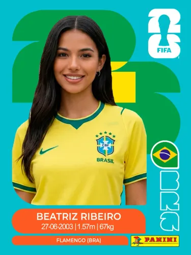 Figurinha Personalizada da Copa do Mundo - Brasil