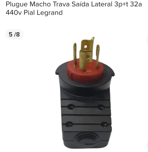 Tomada industrial vom trava pial