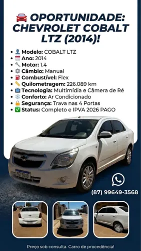 Chevrolet Cobalt LTZ 1.4 8V Flexpower/econoflex 4P 2014