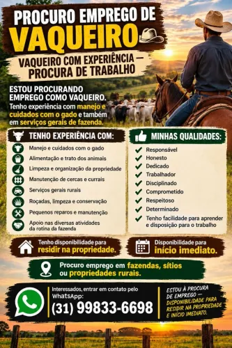 Disponível para inicio imediato