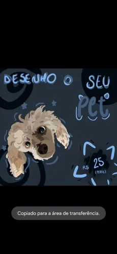 Comissão de arte! Venha transformar seu pet em arte digital!