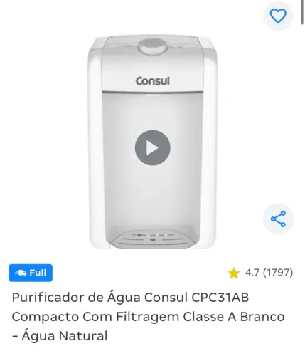 Purificador de água