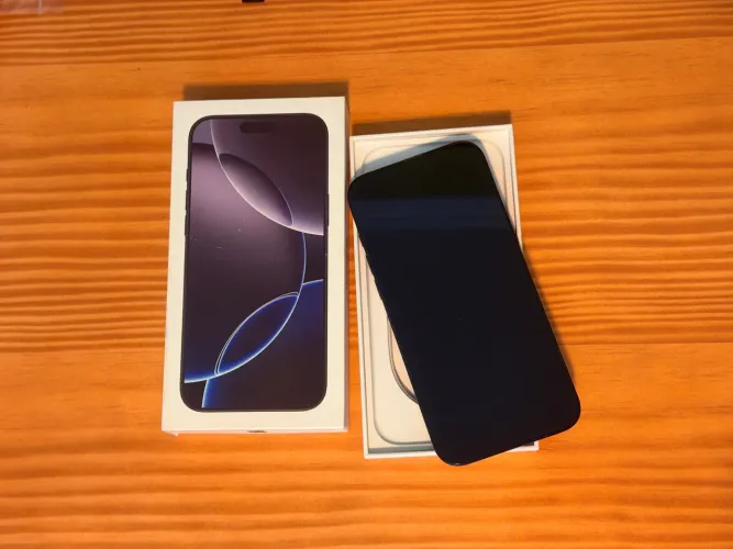 iPhone 16 Pro Max 256 preto - garantia até julho/2026