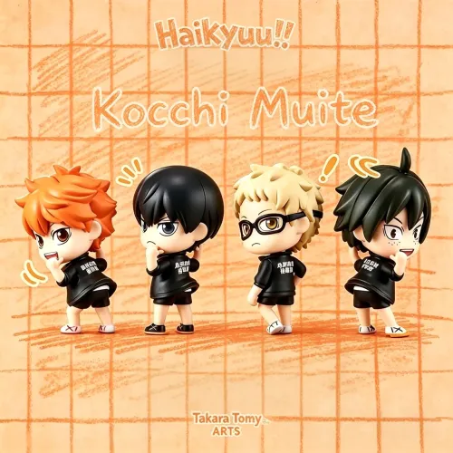 Haikyuu!! Kocchi Muite - KIT MINIATURAS GASHAPON