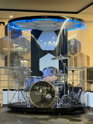 Cabine acustica para bateria 