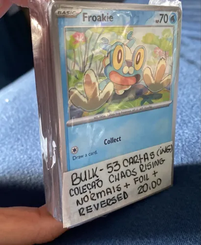 Bulk de 53 Cartas Pokémon Originais 