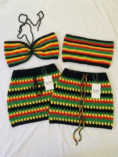 Reggae feminino crochê